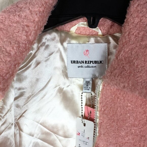Urban Republic Soft Pink Fleece Full Zip Jacket L - Picture 5 of 7